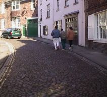 Cobbled streets of Durham